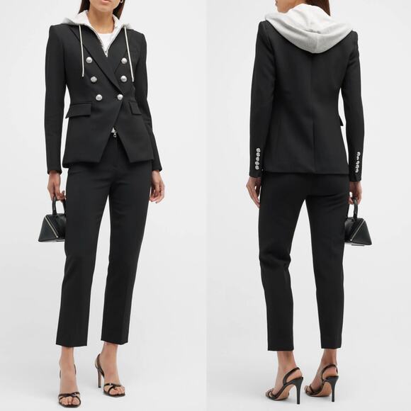 Veronica Beard Miller Dickey Jacket in Black Classic Tailored Blazer Size 16 - Picture 12 of 15